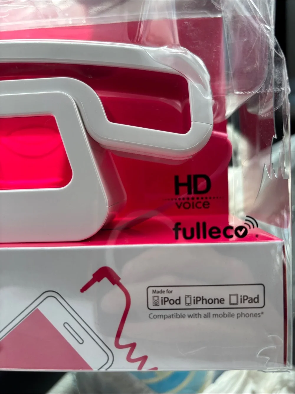 Epure Mobile White Handset for iPhones and Tablets
